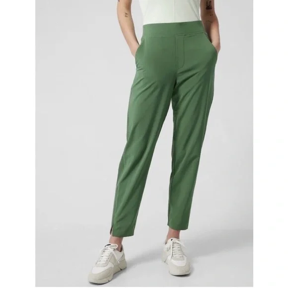 NWOT Athleta Vineyard Green Brooklyn Ankle Pull On Pant